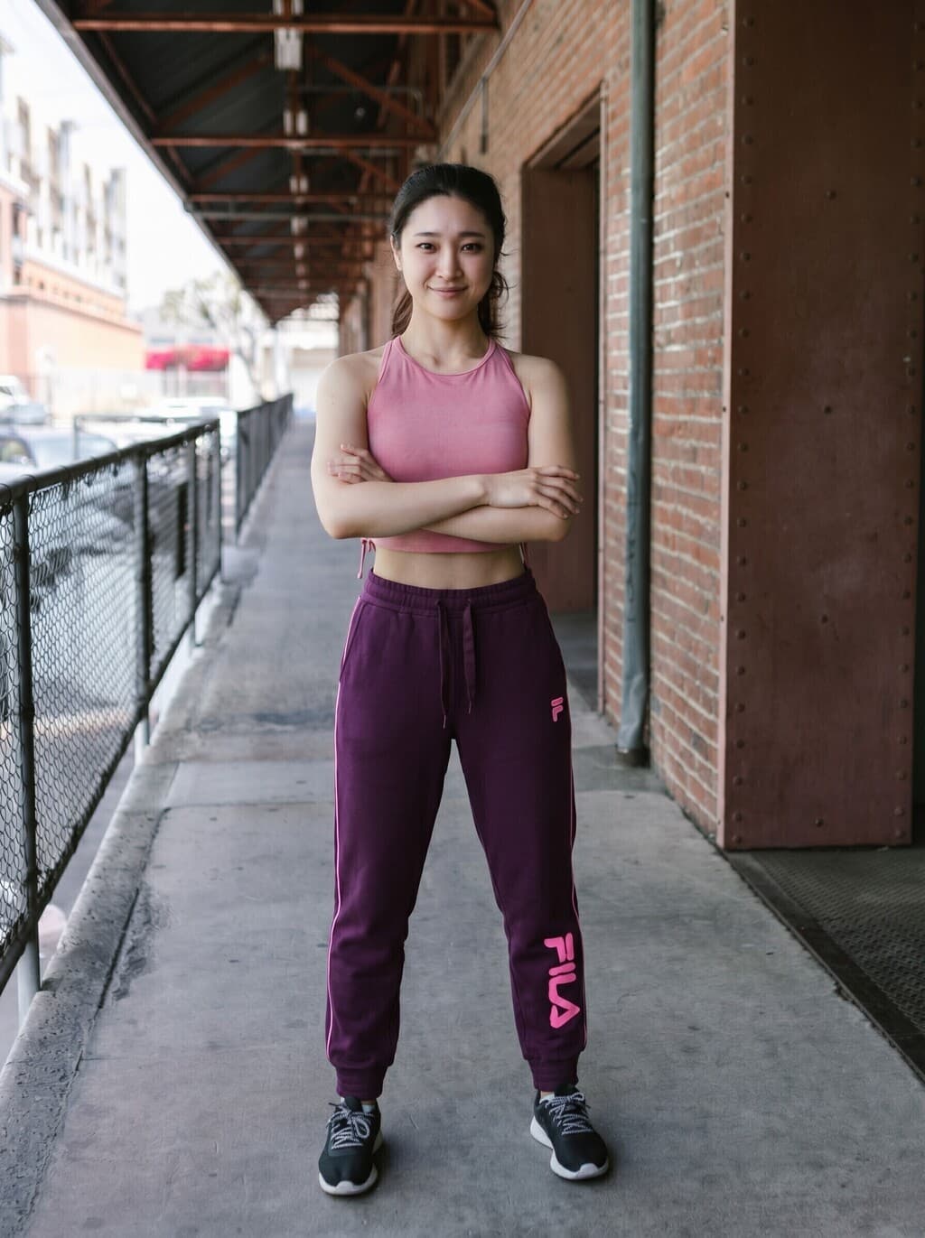 Jogger Fila Jammin Violeta Mujer Original