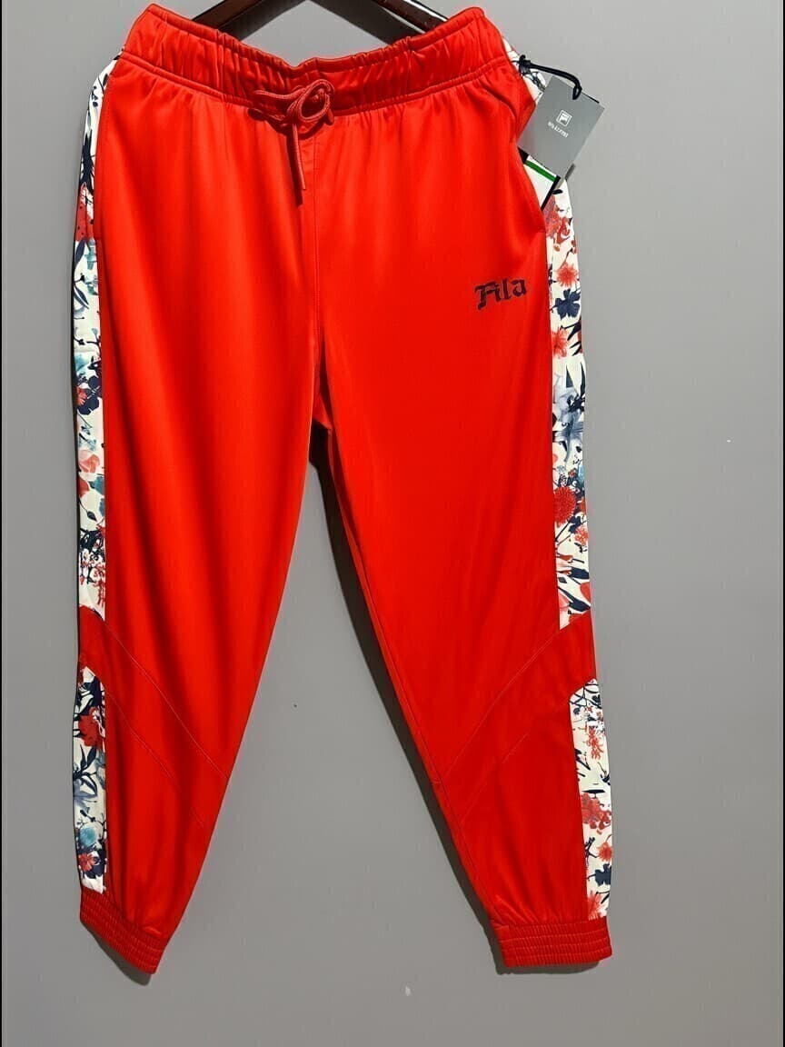 Jogger Fila Kiara Naranja Floral Mujer Original